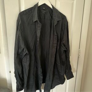 Men’s Black Button Down